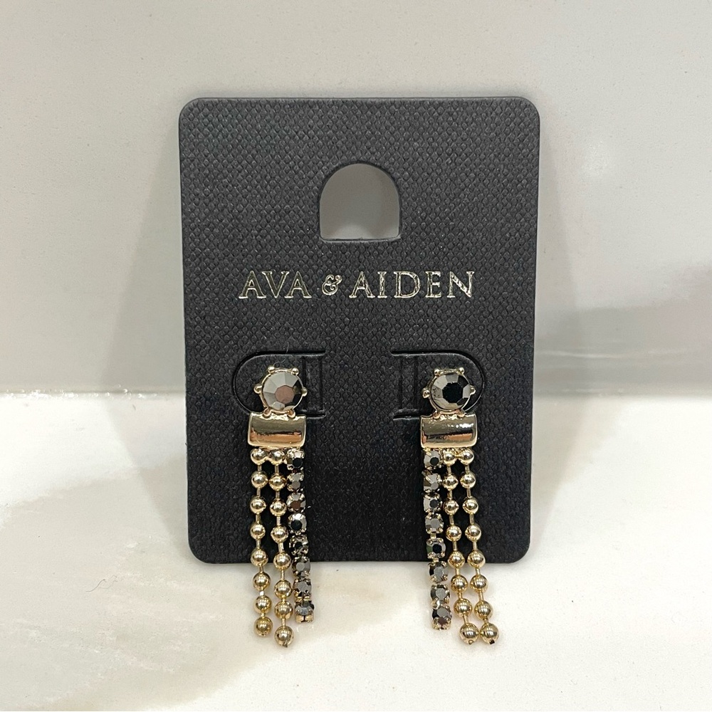 🟣2/$20 NEW Ava & Aiden Dangle Earrings